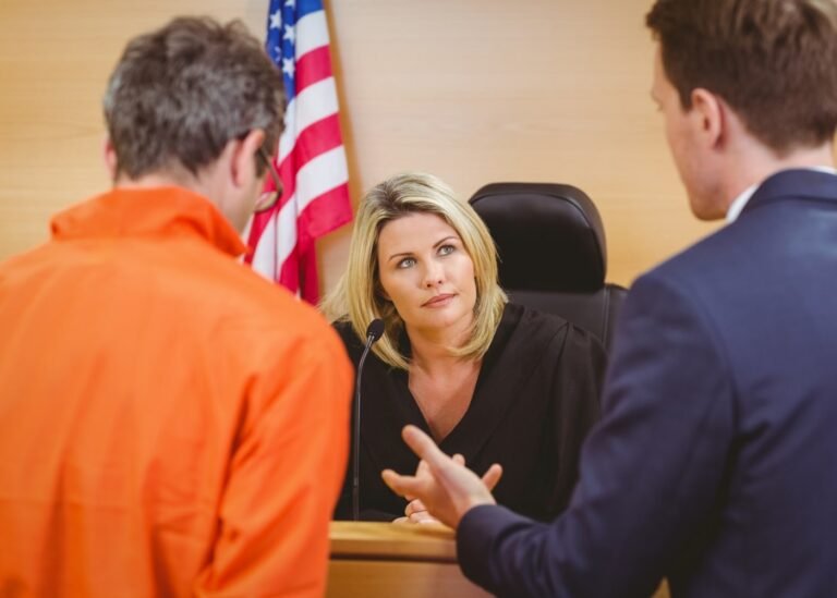 Qué funciones tiene el Servicio Público Provincial de Defensa Penal 18 abogado defendiendo a un cliente en corte