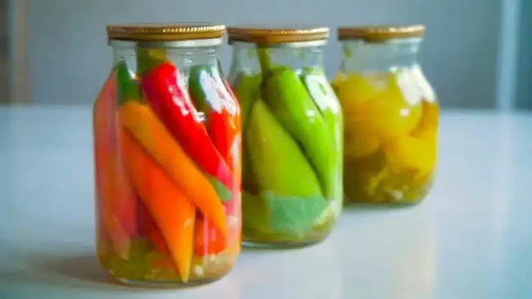 Cómo preparar ajíes en vinagre sin hervir de manera fácil 29 ajies en vinagre en frascos decorativos