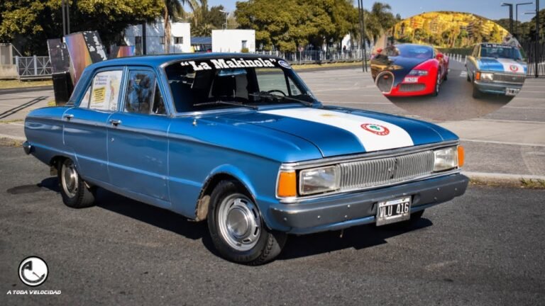 auto argentino en una carretera