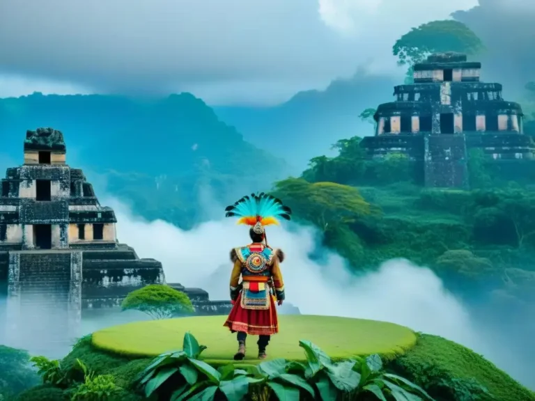 Cómo puedo descubrir cuál es mi Kin Maya y su significado 7 calido paisaje con simbolos mayas antiguos