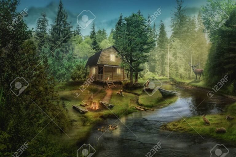 De qué trata "La casa sobre el arroyo" de Silvina Ocampo 24 casa junto a un arroyo en un bosque