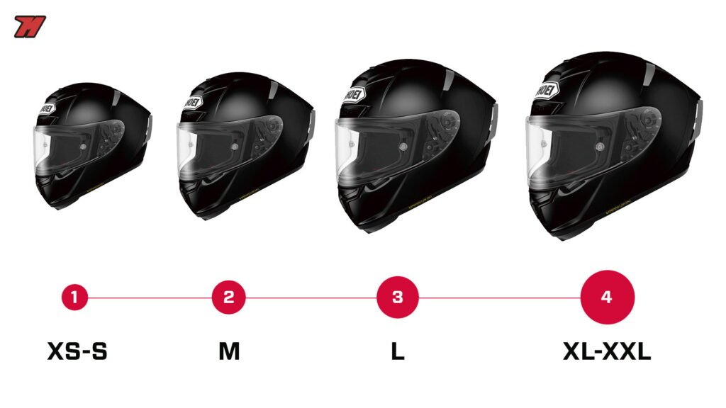 Cuáles son las medidas correctas para un casco de moto