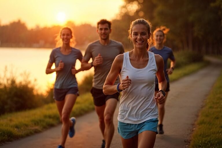 Cómo participar en la carrera New Balance en Mar del Plata 10 corredores disfrutando de una carrera al aire libre