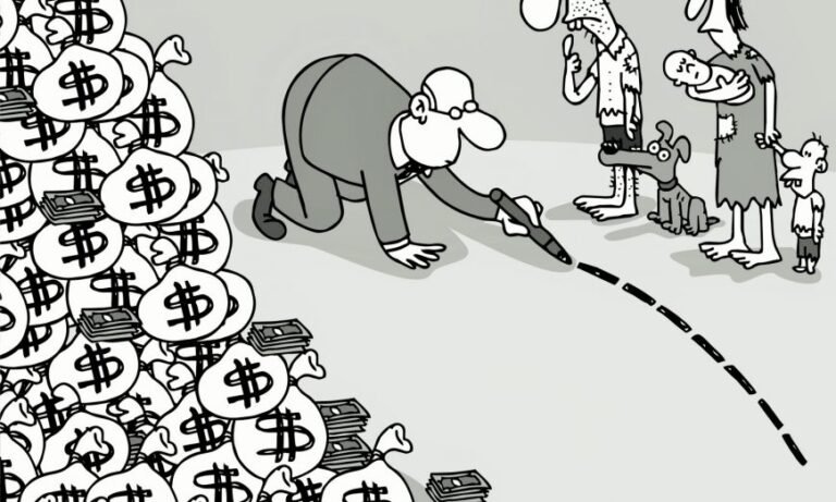 desigualdad social en america latina ilustrada