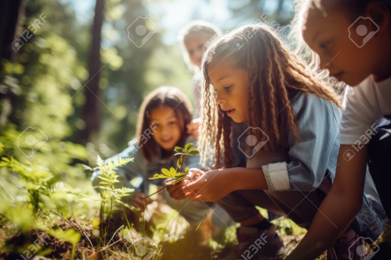 estudiantes participando en actividades al aire libre