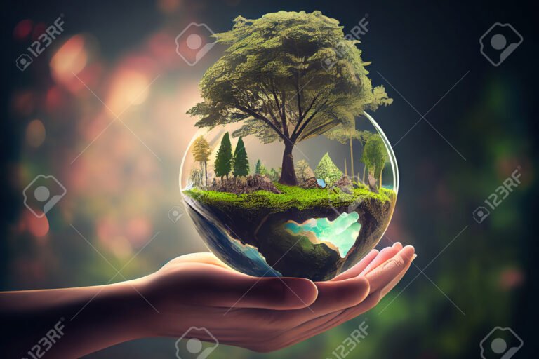 Qué es la Convención Marco de las Naciones Unidas sobre el Cambio Climático 23 globo terraqueo con naturaleza y cambio climatico