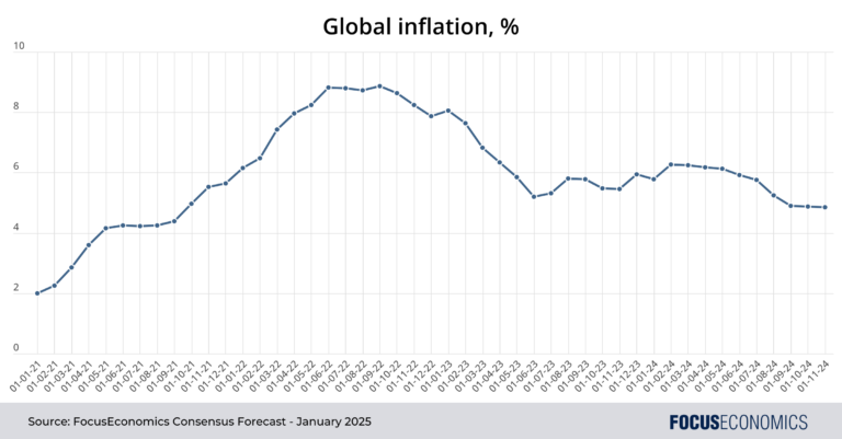 grafica de inflacion a traves de los anos