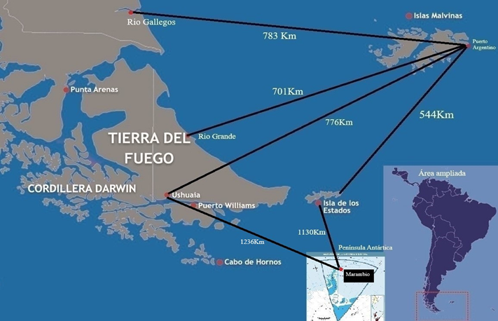 islas del atlantico sur y antartida