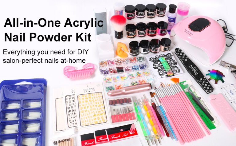 Qué incluye un kit de uñas disponible en Mercado Libre 8 kit de unas con herramientas y productos