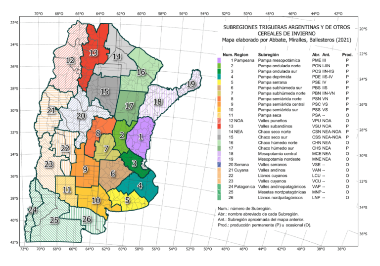 mapa de argentina con zonas y precios