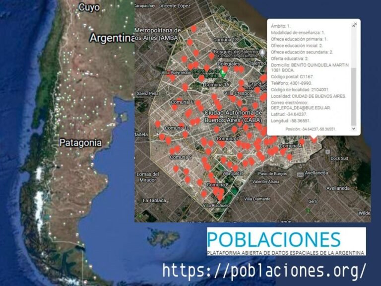 Dónde se encuentran las sucursales de Via Cargo en Buenos Aires 23 mapa de buenos aires con ubicaciones marcadas