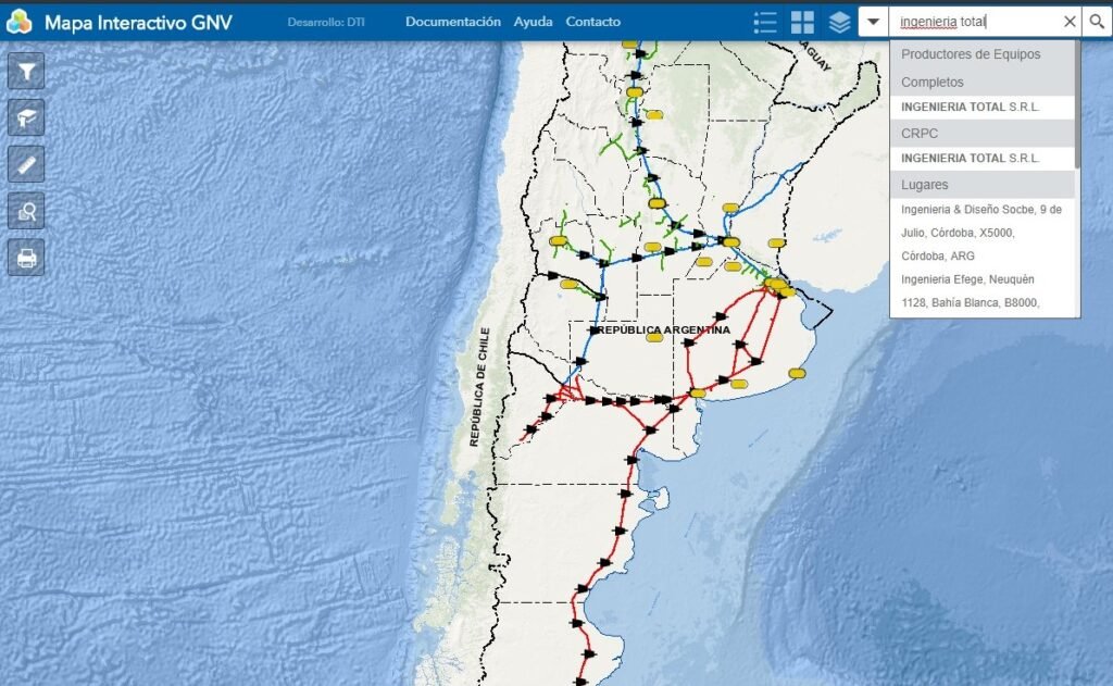 Dónde se encuentran las estaciones de GNC en la autopista Rosario-Buenos Aires