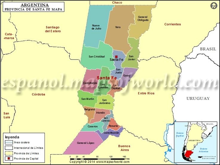 Qué departamentos tiene la provincia de Santa Fe y cuáles son sus localidades