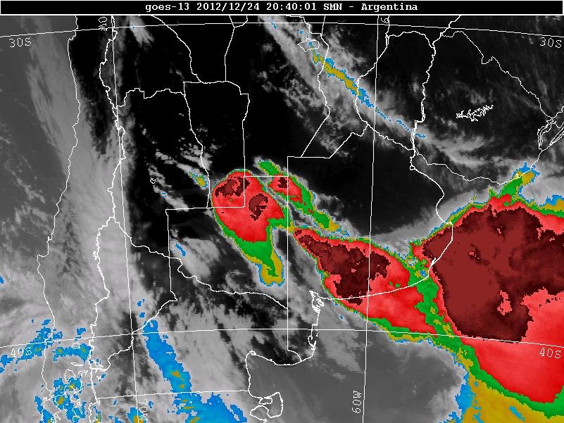 Cómo ver el radar meteorológico en vivo en Argentina