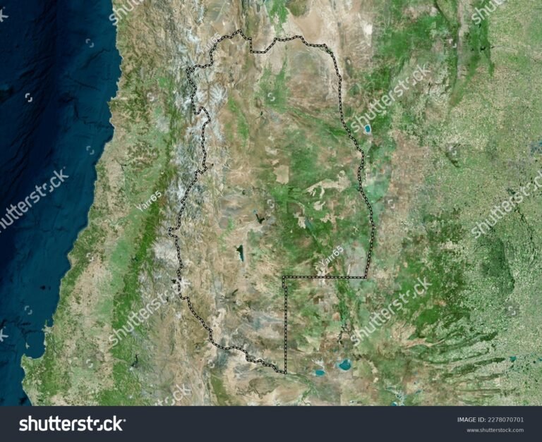 mapa digital de mendoza con simbolos de acceso