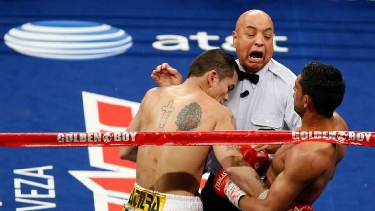 marcos maidana en accion en el ring