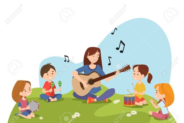 Cuál es la mejor música para niños para escuchar y disfrutar 13 ninos disfrutando de musica juntos