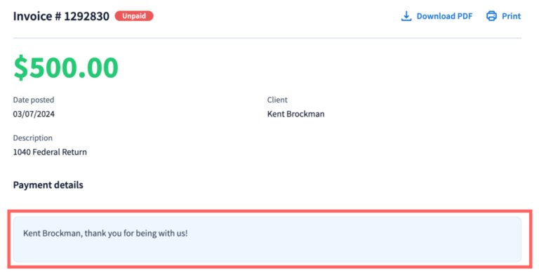 pago de servicios sin factura visible