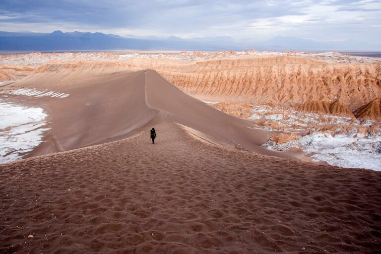 paisaje desertico del valle de la luna