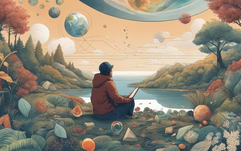 persona reflexionando en un entorno natural