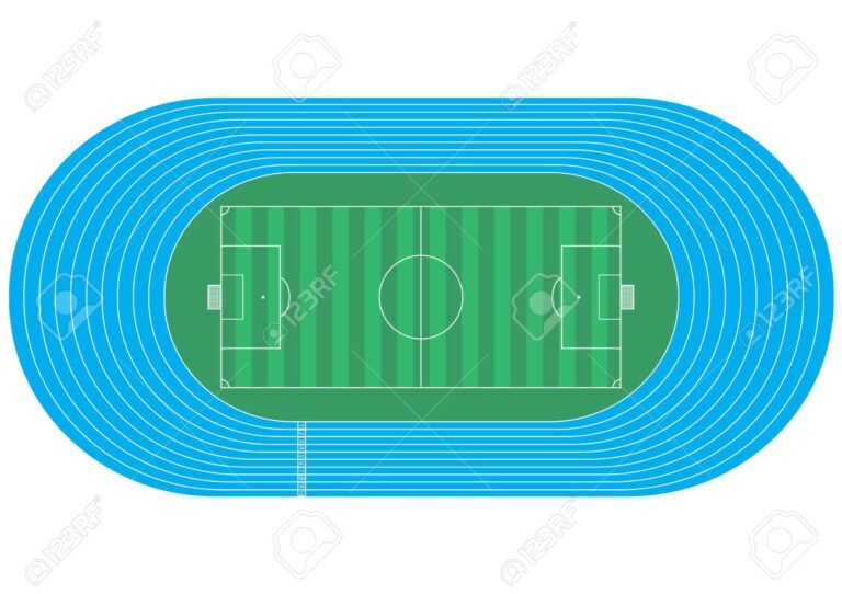 Cuánto mide una pista de atletismo y cuáles son sus dimensiones 16 pista de atletismo desde arriba