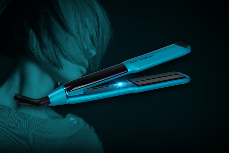 Qué caracteriza a la plancha de pelo Gama Elegance 22 plancha de pelo en fondo elegante