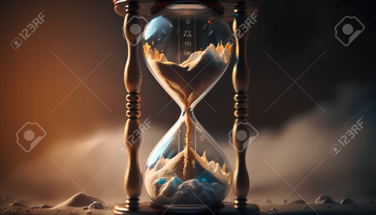 Qué duración tiene la validez del certificado de antecedentes penales 7 reloj de arena simbolizando el paso del tiempo