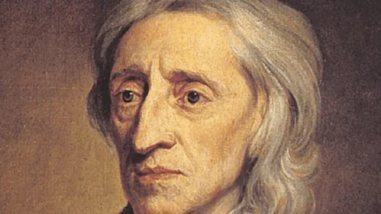 retrato de john locke en un entorno historico