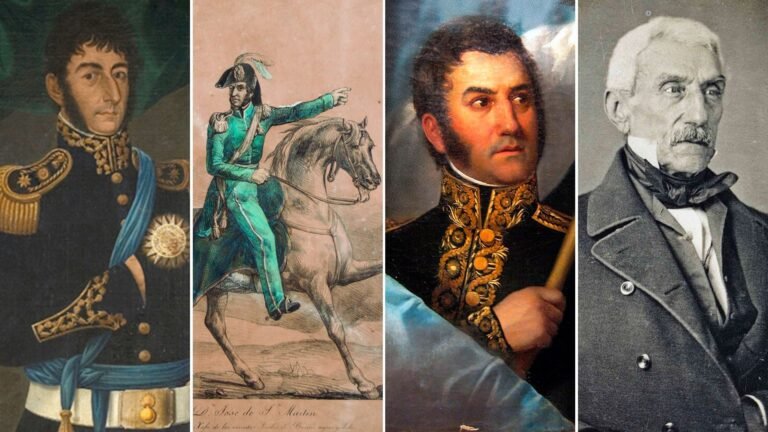 retrato de jose de san martin historico