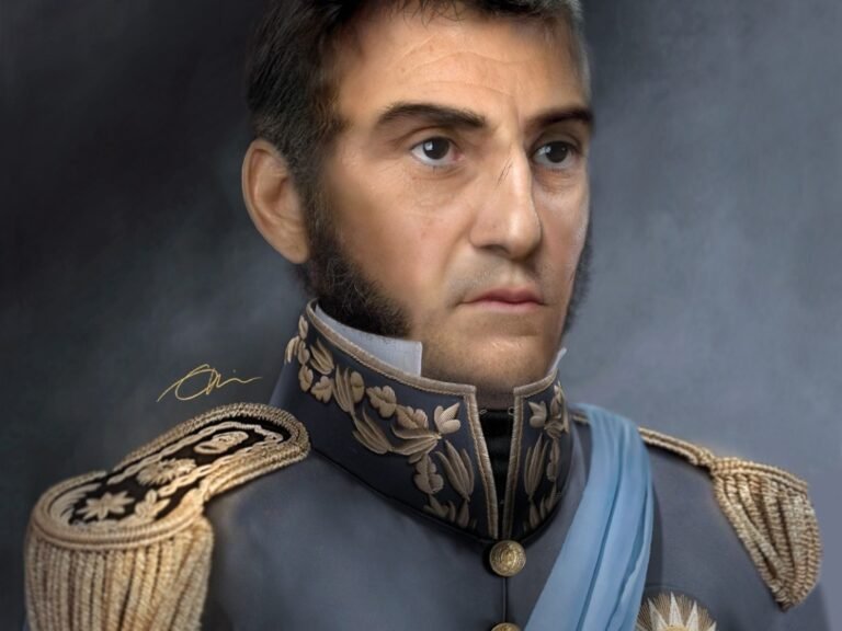 Cuál es el nombre completo del General San Martín en la historia 6 retrato del general san martin en uniforme