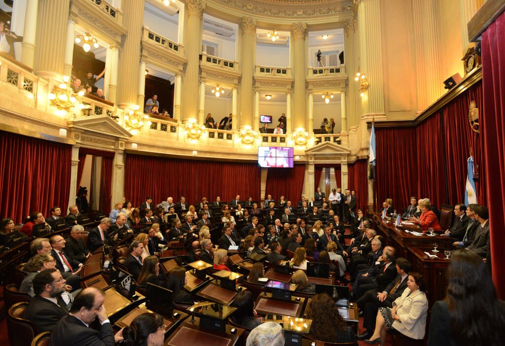 A quiénes representan los senadores en el sistema político argentino