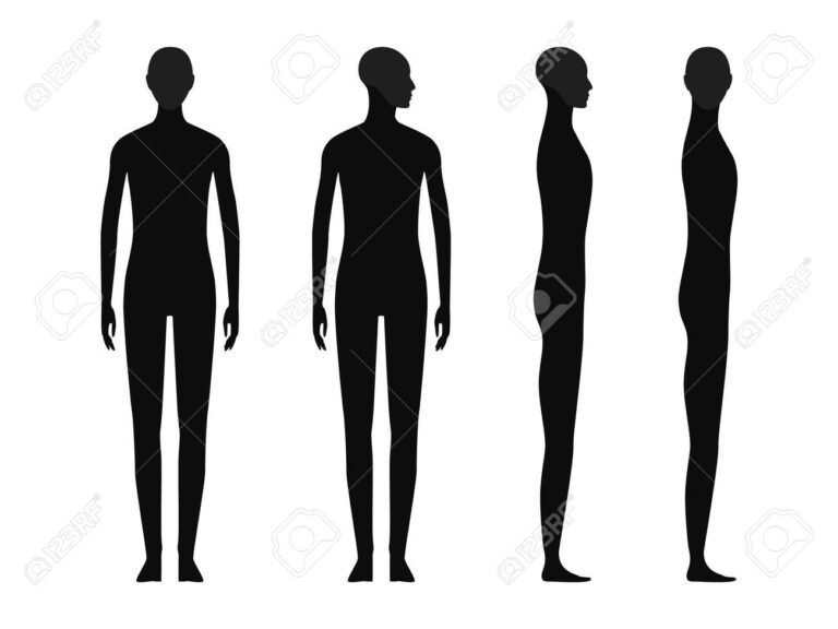 Cómo puedo saber si una persona está en blanco o no 15 silueta de una persona en un fondo neutro