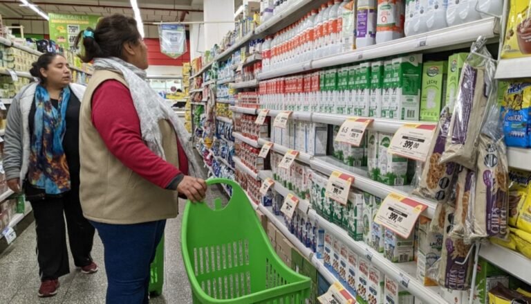 Los supermercados abren el día del censo en Argentina 9 supermercado lleno de gente en argentina