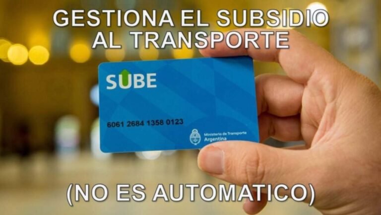 Cómo registrar tu tarjeta SUBE si sos jubilado en Argentina 18 tarjeta sube con fondo argentino