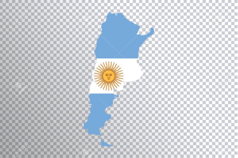 telefono argentino con fondo de mapa