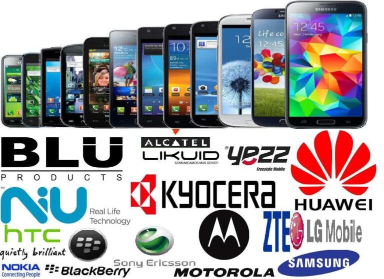 Cómo puedo saber a qué empresa pertenece un celular específico 21 telefono movil con logo de distintas marcas