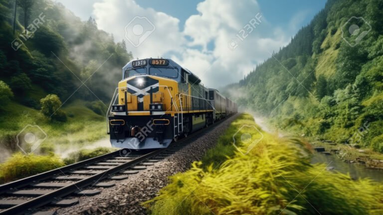 Cuáles son las estaciones del tren que va a Monte Grande 24 tren atravesando un paisaje urbano