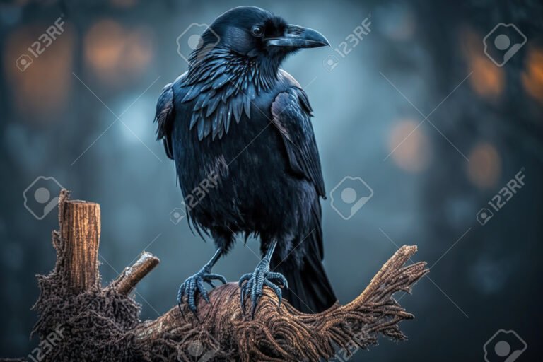 Qué simboliza "El cuervo" de Edgar Allan Poe en la literatura 19 un cuervo posado en una rama oscura