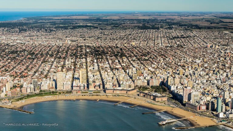 vista panoramica de mar del plata